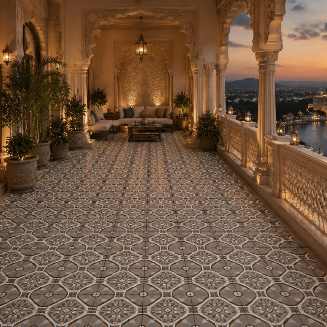 AL 10648 Geometrical Balcony / Terrace - My Home Studio